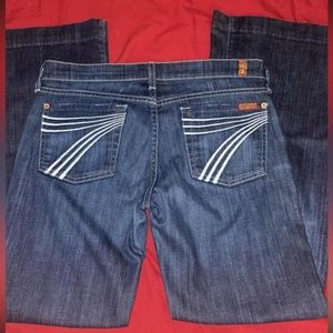 7FAMK dojo flip flop jeans